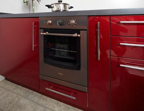Built-in electric oven with a width of 45 cm