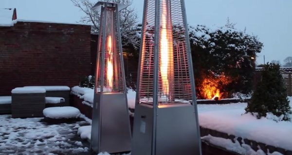 Outdoor gas infrared heater
