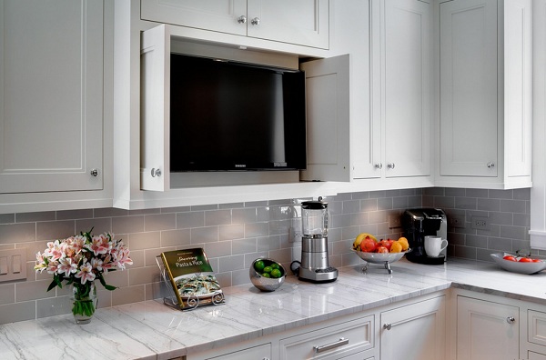 TV in a niche