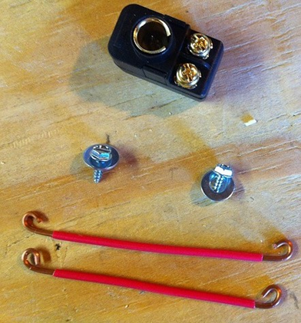 Two pieces of wire