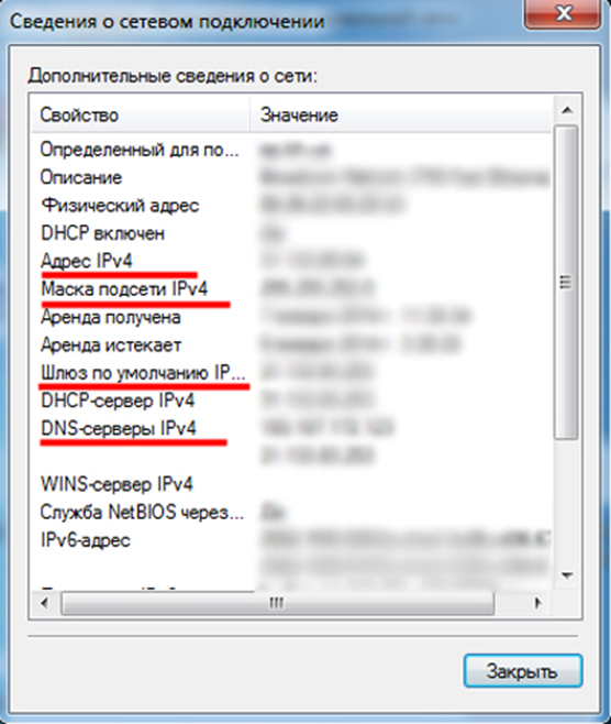 Connection Information