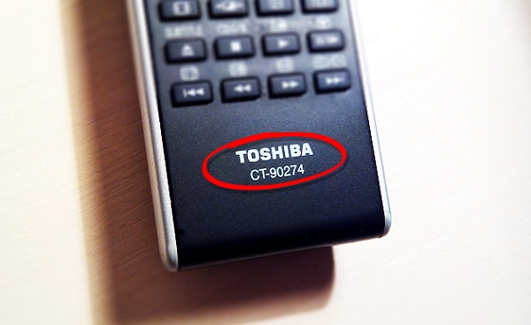 Marking on the remote