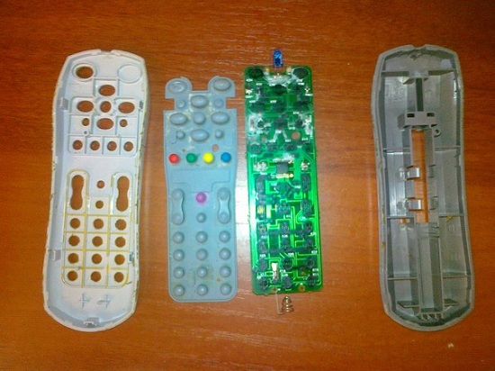 Disassembled Remote