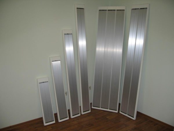Infrared electric heaters