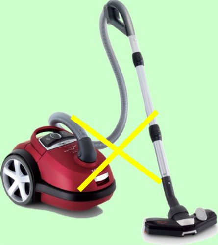 You can not clean up the mercury with a vacuum cleaner