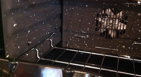Cleaning with special enamel