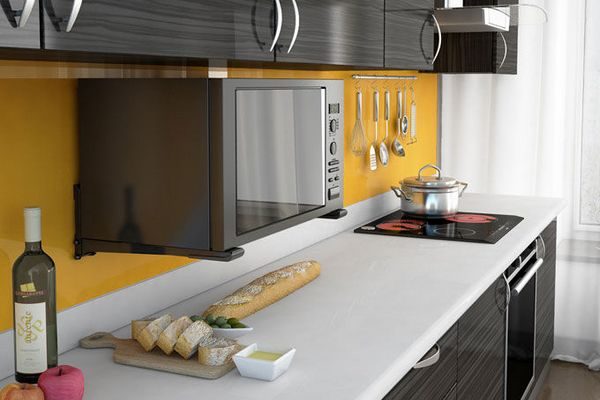 Installation of microwave oven