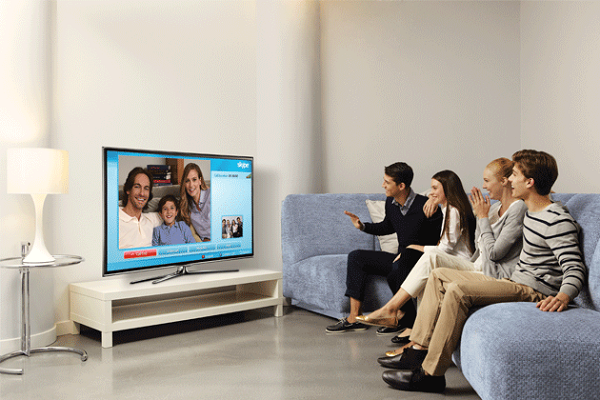 Communication via Skype