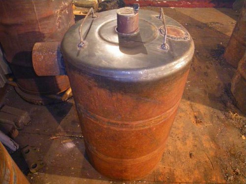 Gas cylinder water heater