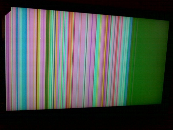 Stripes on screen