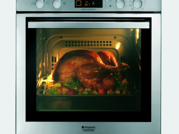 Illuminated oven