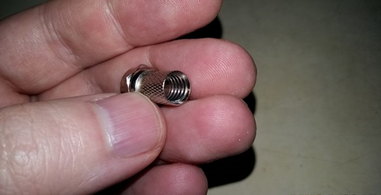 The appearance of the F-connector