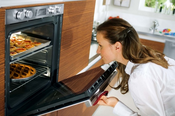 Baking in the oven