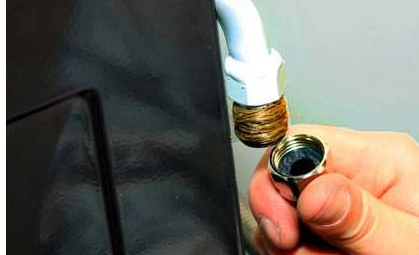 Connection to the stove