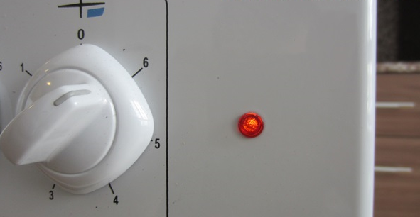 Electric stove indicator
