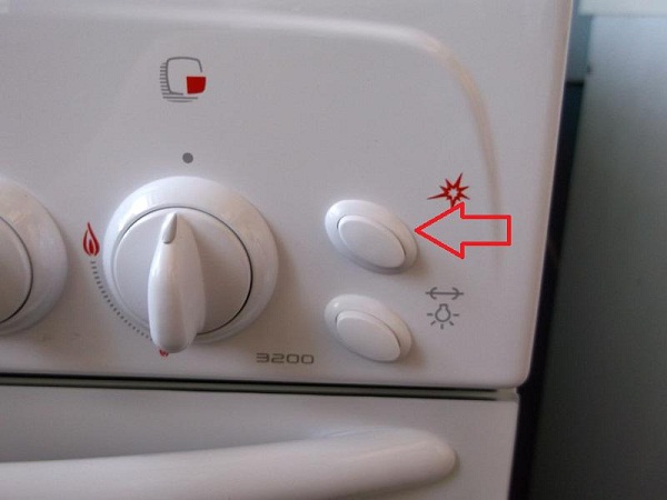 Electric ignition button