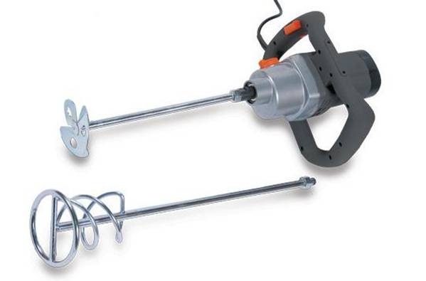 Drill with two nozzles
