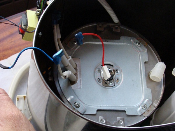 Removing thermopota pallet