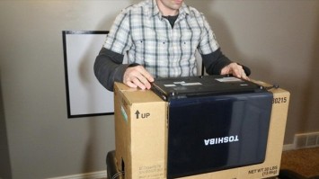 Projector with laptop