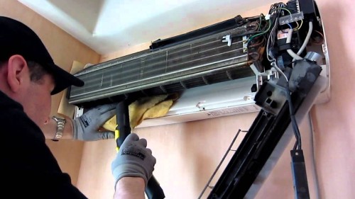 Dismantling the indoor unit