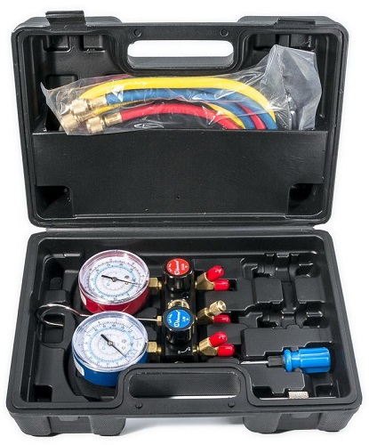 Set with monometer