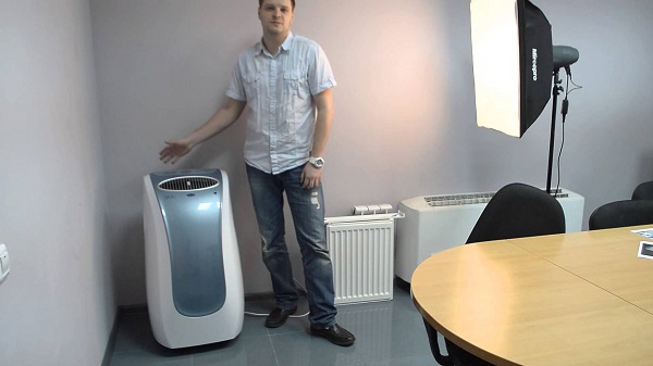 Floor air conditioning in the office