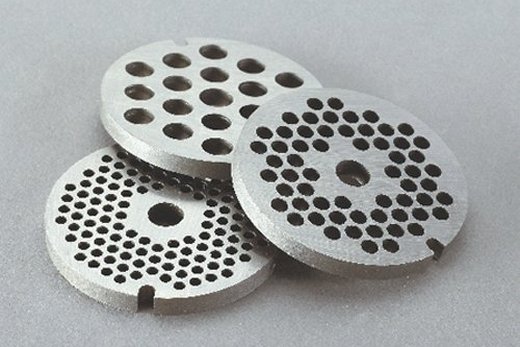 Grille for meat grinder