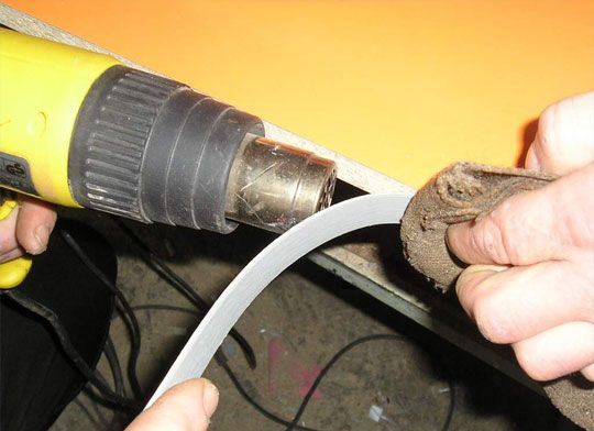 PVC edge bonding