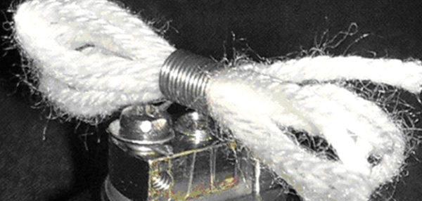 Type of winding spiral microcoil