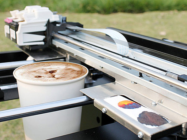 Cappuccino foam printing