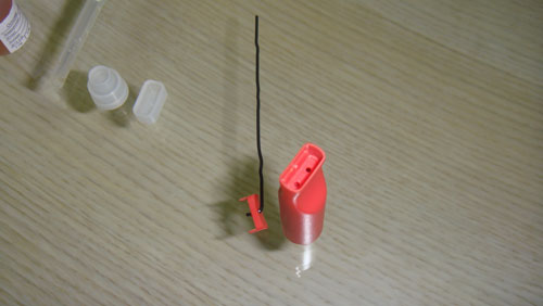 Unfolded clip