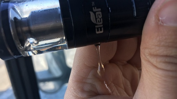 Strong leak in electronic cigarette