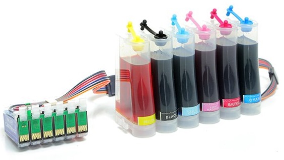 CISS with cartridge unit
