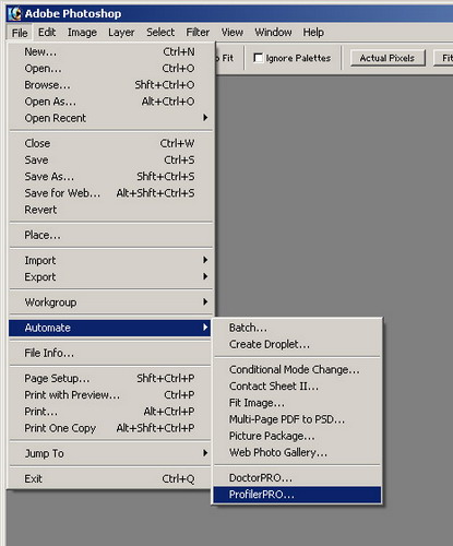 Running ProfilerPro