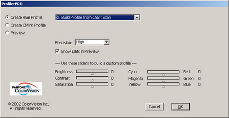 Building a profile
