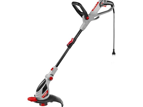 Trimmer with a lower location of the motor
