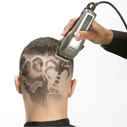 Haircut patterns on the head