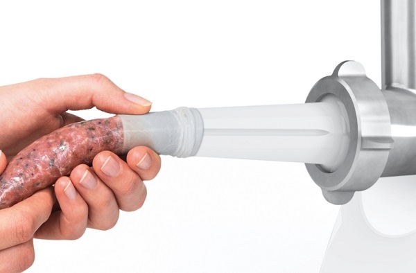 Nozzle for sausages