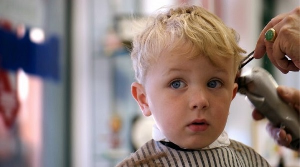 Baby hair cut