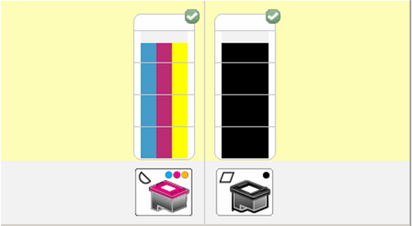 Ink level information