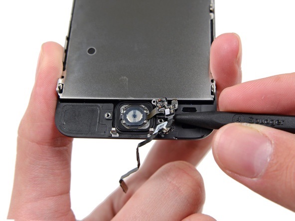 Cleaning contacts on the Home button
