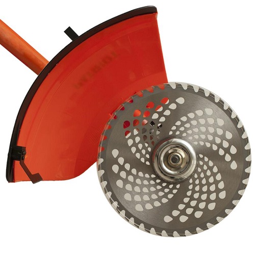 Benzokosa with a metal disk