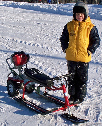 Snowmobile for children