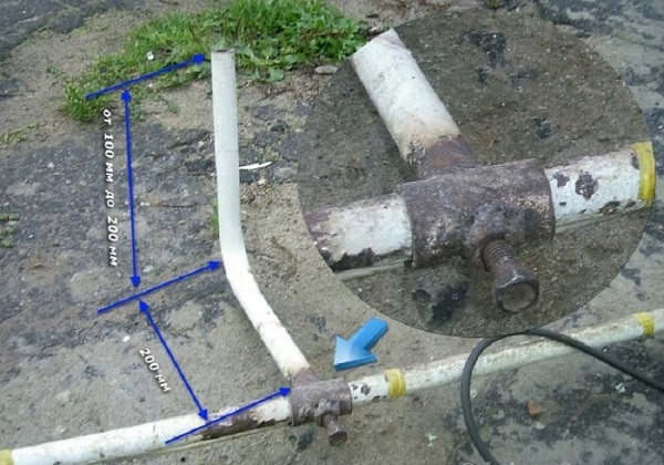 Curved tube handle