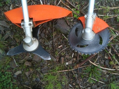 Trimmer knives