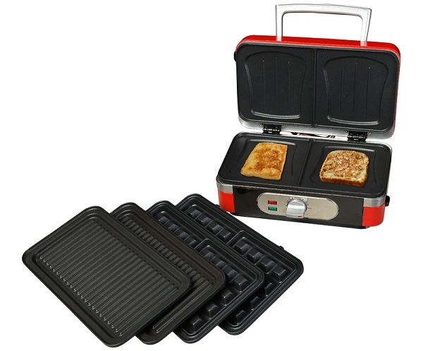 Grill with removable surfaces