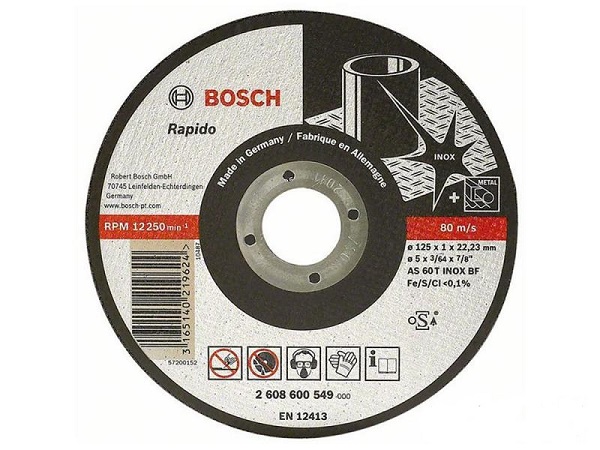 Disc for stainless steel