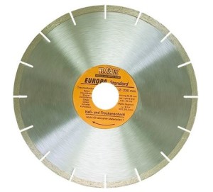 Concrete cutting wheel