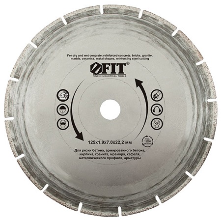 Disc for reinforced concrete