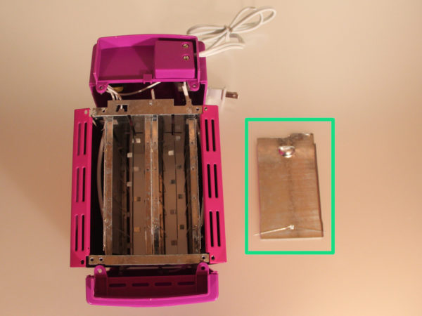 Removing the tray and walls